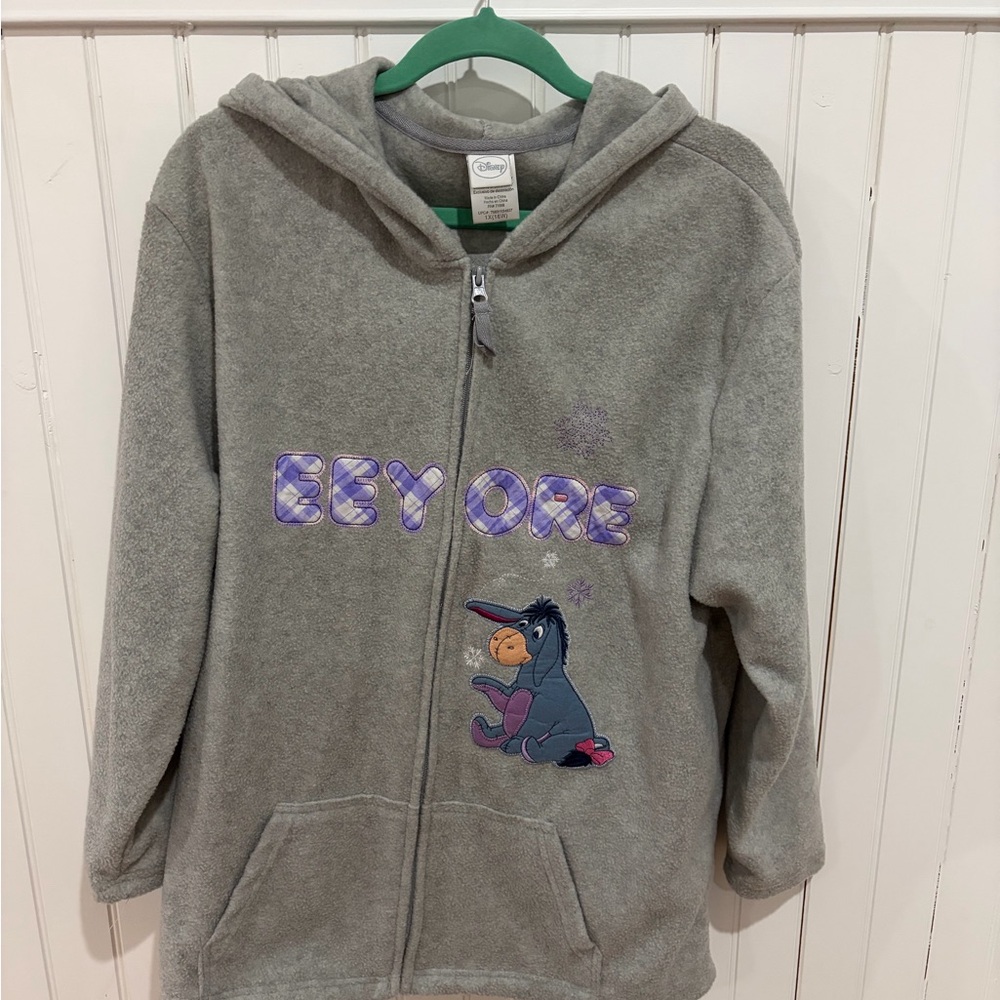 Disney EEYORE Zip-up Hoodie (1X)